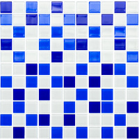 Мозаика керамическая Kotto Ceramica GM 4033 C3 cobalt d/cobalt m/white  300 х 300 х 4   ( 25 х 25 )