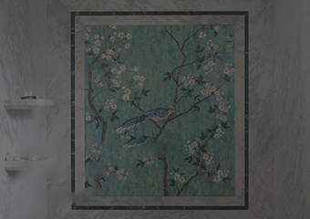 Mosaic panel on order