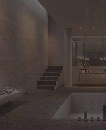 Cladding of rooms and facades